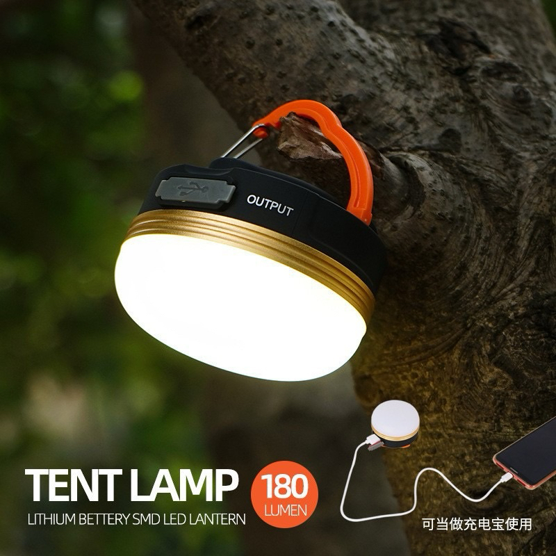 ไฟแคมป์ปิ้ง ไฟแขวน LED วอร์มไลท์ แบบชาร์จแบต (ไฟวอร์มเล็ก)