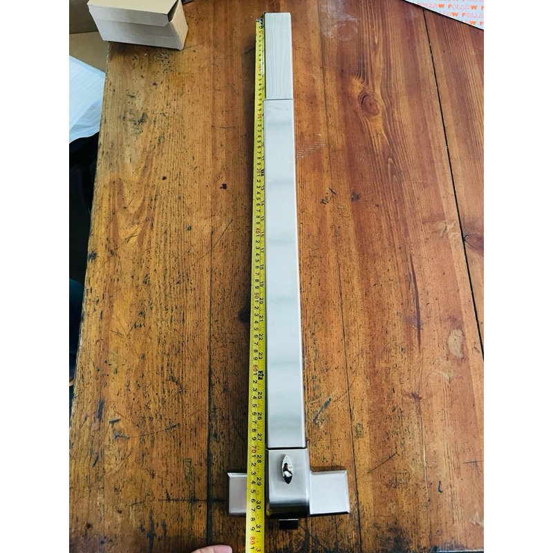 คานผลักประตูหนีไฟ สแตนเลส เกรด 304 ขนาด 32นิ้ว 🔥🏃🏼‍➡️🚪 - รูปที่ 3