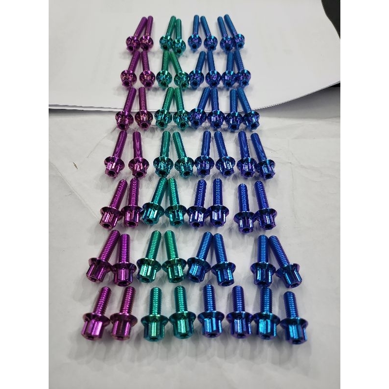 น็อตไทเทเนียมm6หัวเฟือง