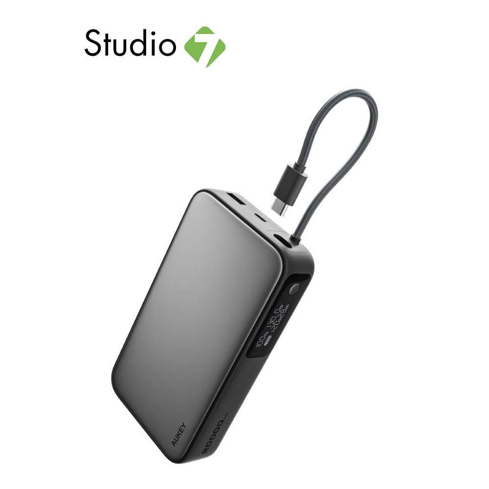 พาวเวอร์แบงค์ AUKEY 20000 mAh Spark Sling (PB-Y48) Gray by Studio 7