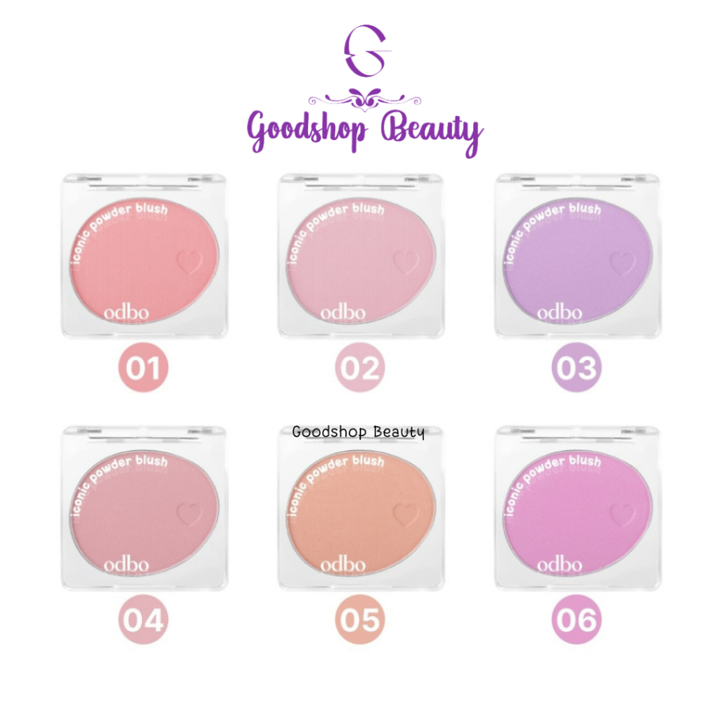 Odbo Iconic Powder Blush od1325 บลัชออน  ไอโคนิค พาวเดอร์ บลัช