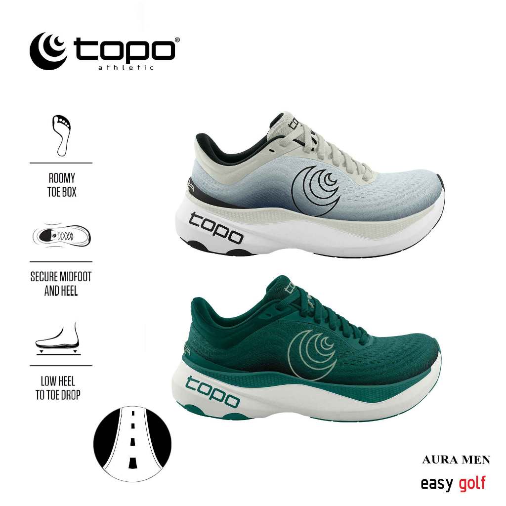 TOPO ATHLETIC ROAD  AURA MEN'S  RUNNING SHOES รองเท้าวิ่งกีฬา วิ่งถนนผู้ชาย