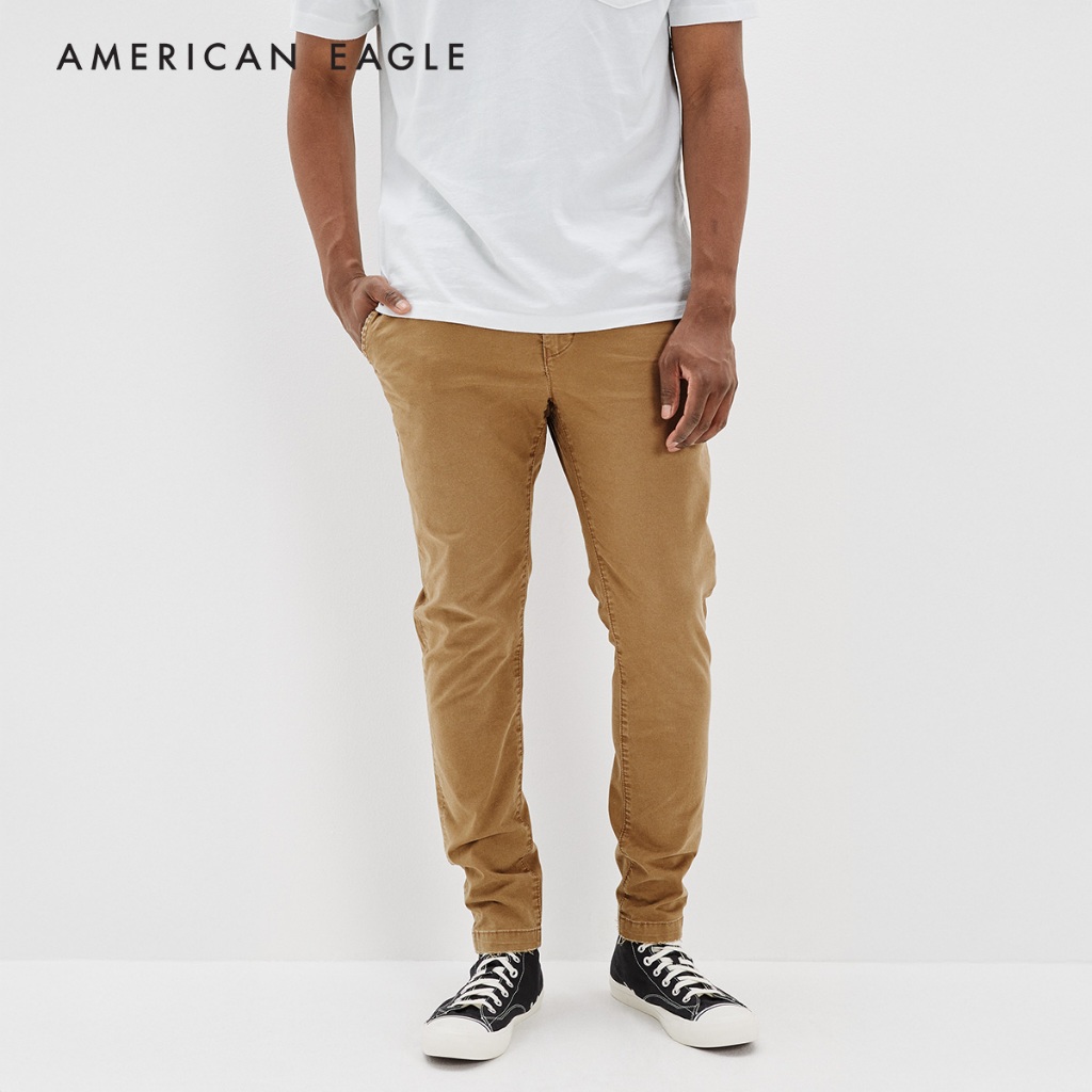 American Eagle Flex Athletic Skinny Lived-In Khaki Pant กางเกง ผู้ชาย ขายาว แอตเลติค สกินนี่ (EMJP 012-4720-238)