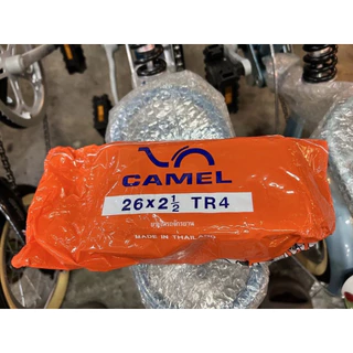 ยางใน จักรยาน CAMEL ขนาด 26x2 1/2 หัวใหญ่ สำหรับล้อ รถเข็น