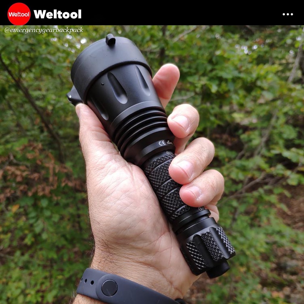 Weltool T11 Focused Long Throw Searchlight 743 Lumens 680M