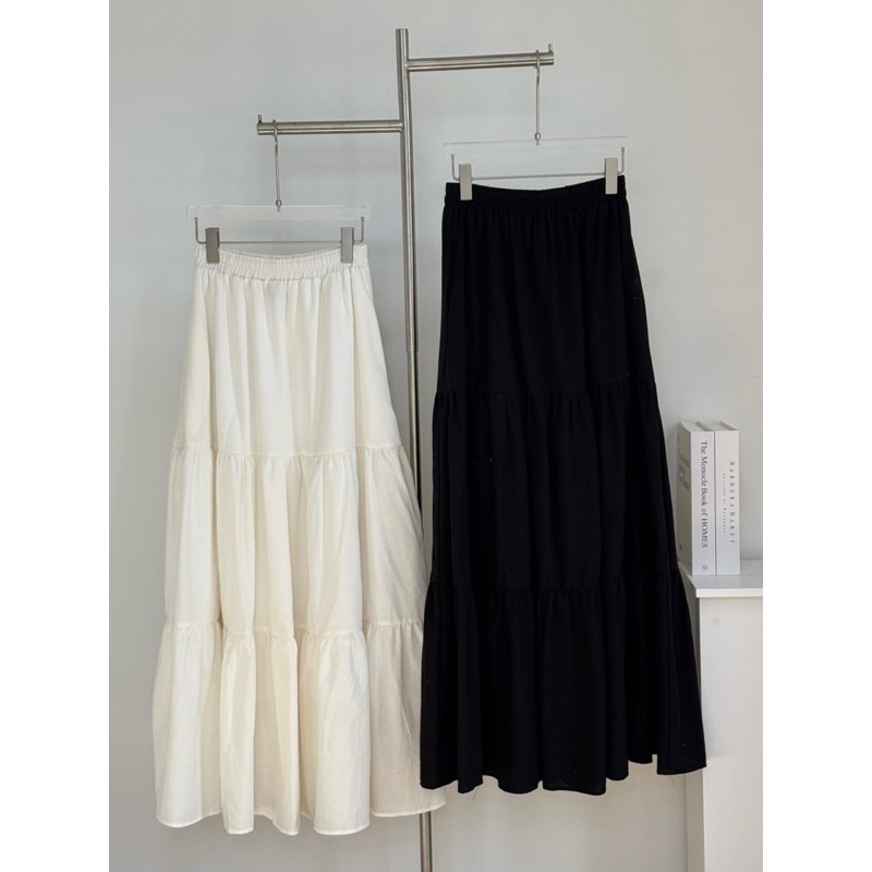 layer skirt กระโปรงบาน3ชั้น