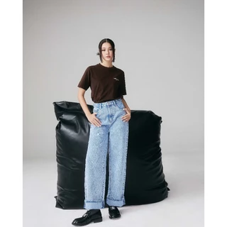 maison KEEPS | Pluto Jeans [Unisex] | กางเกงยีนส์ ทรงขากระบอกตรง กางเกงเอวกลาง (ระดับสะดือ) ไม่ใช่เอวสูง