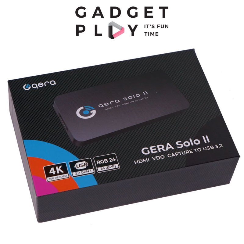 [กรุงเทพฯ ด่วน 1 ชั่วโมง] กล่องไลฟ์ GERA SOLO II สินค้ารับประกันศูนย์ไทย 1ปี