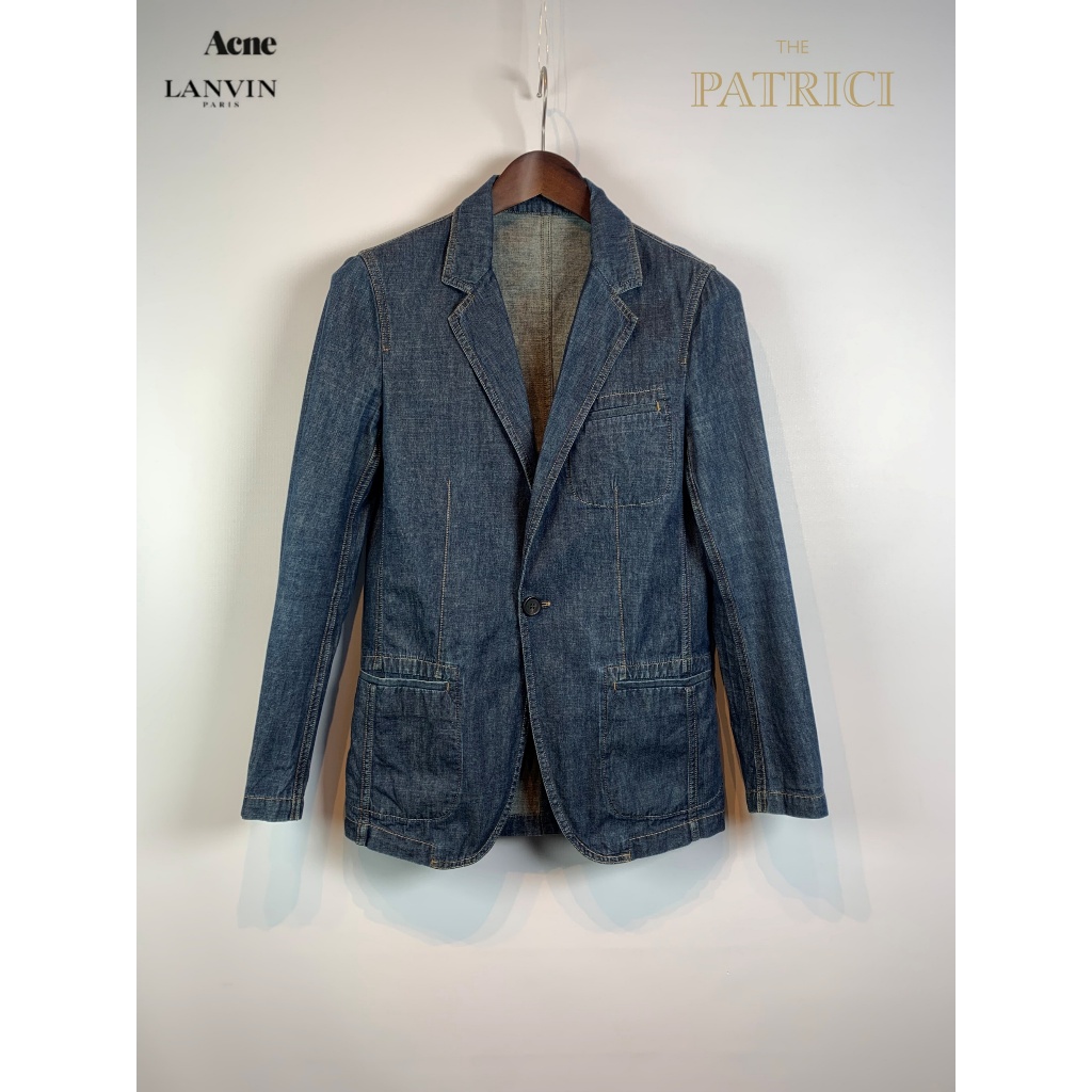 Lanvin Acne - Denim Jacket (Lanvin collab Acne Studios) [Pre-owned] Unisex