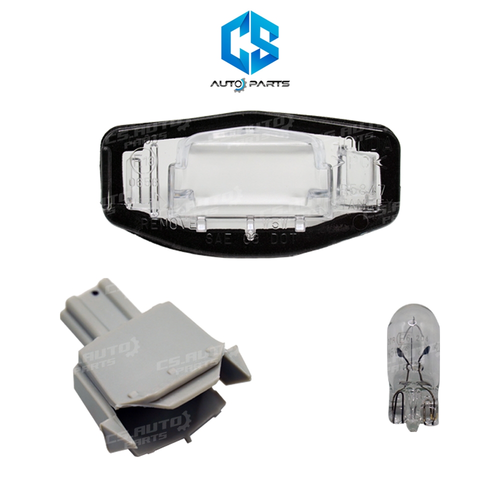 (แท้100%)ชุดเลนส์ไฟส่องป้ายทะเบียน HONDA CIVIC FD,FB,CITY ปี14-19,ACCORD G8