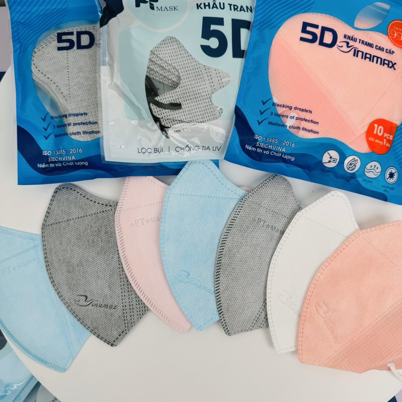 แมส N95 ทรง 5D แมส PT 1 ห่อ 10 ชิ้น