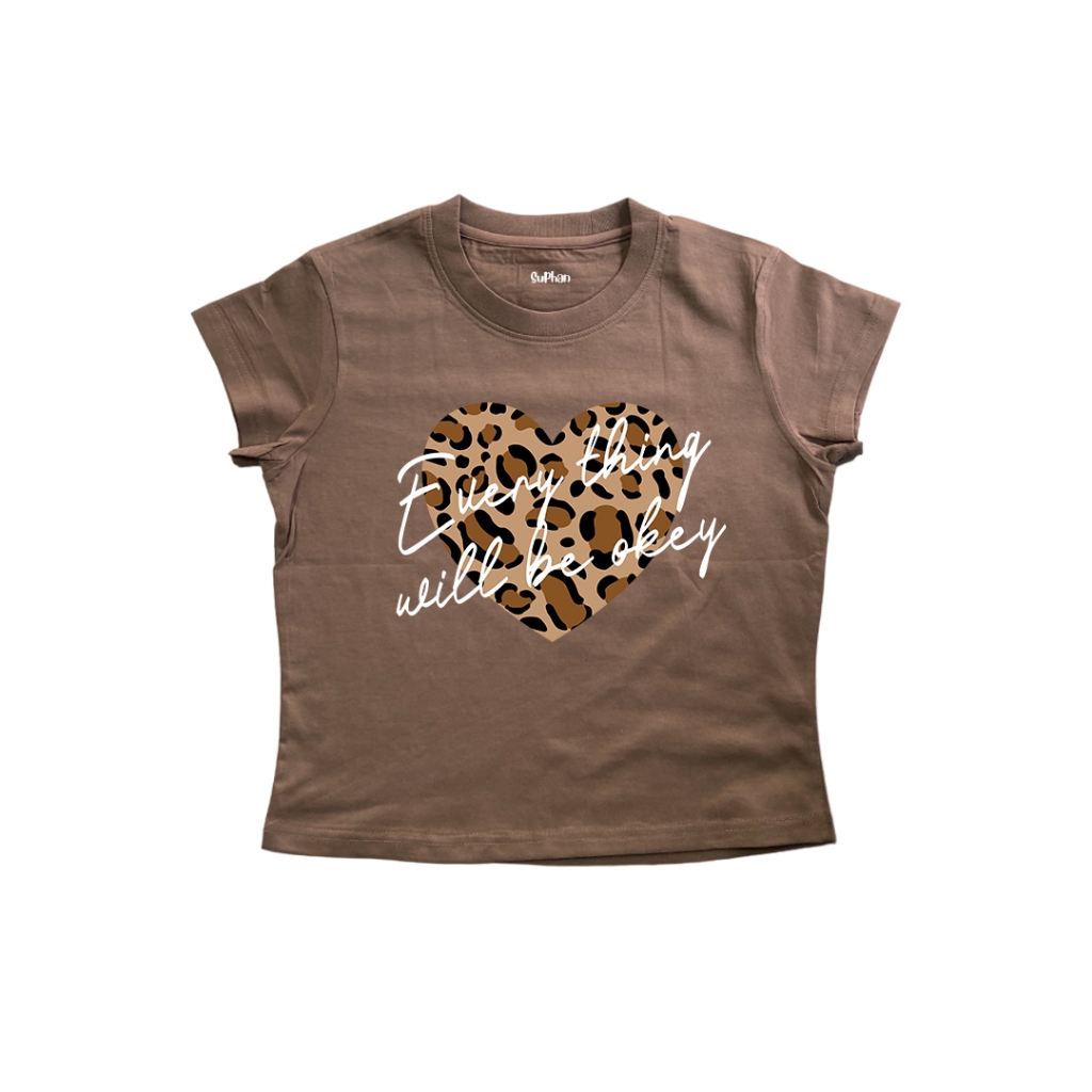 chicchi.cshop I เสื้อ baby tee ลาย every thing พร้อมส่ง ใส่สบาย น่ารักมาก