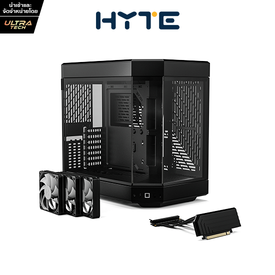 HYTE Y60 BLACK/BLACK (COMPUTER CASE / เคสคอมพิวเตอร์)