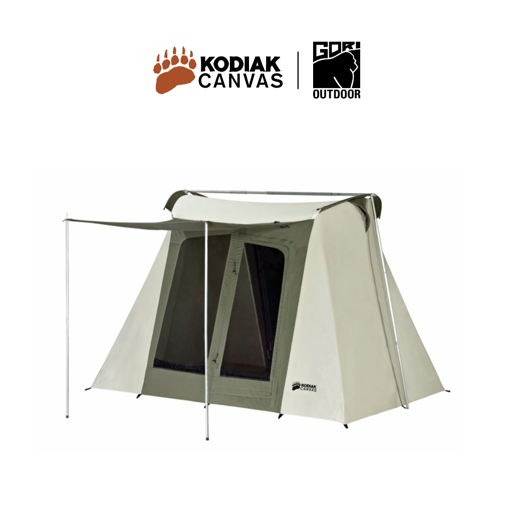 [7.7 โค้ด GORI77 รับ Coin 10%] Kodiak Canvas 9x8 ft. Flex-Bow Canvas Tent Deluxe (รุ่น 2025) เต็นท์ผ้าแคนวาส