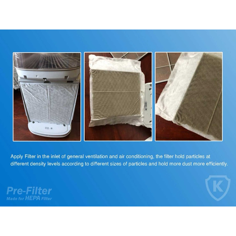 แผ่นช่วยกรองฝุ่นสำหรับ HEPA Filter สามารถใช้ร่วมกับ เครื่องฟอกอากาศ เครื่องปรับอากาศ หรือ กรองอากาศ - รูปที่ 3