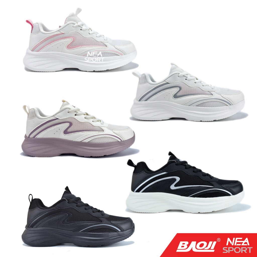 Baoji 1121 Flying Walk รองเท้าผ้าใบ ผู้หญิง บาโอจิ แท้