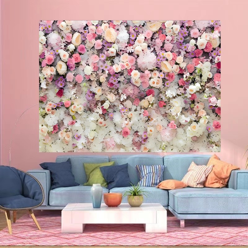 [เทศกาล วันพิเศษ วันสำคัญ ส่งไว] [วาเลนไทน์ วันแห่งความรัก Valentine's Day Decor]โปสเตอร์ผ้า แขวนผนัง แขวนตกแต่ง ฉากหลัง