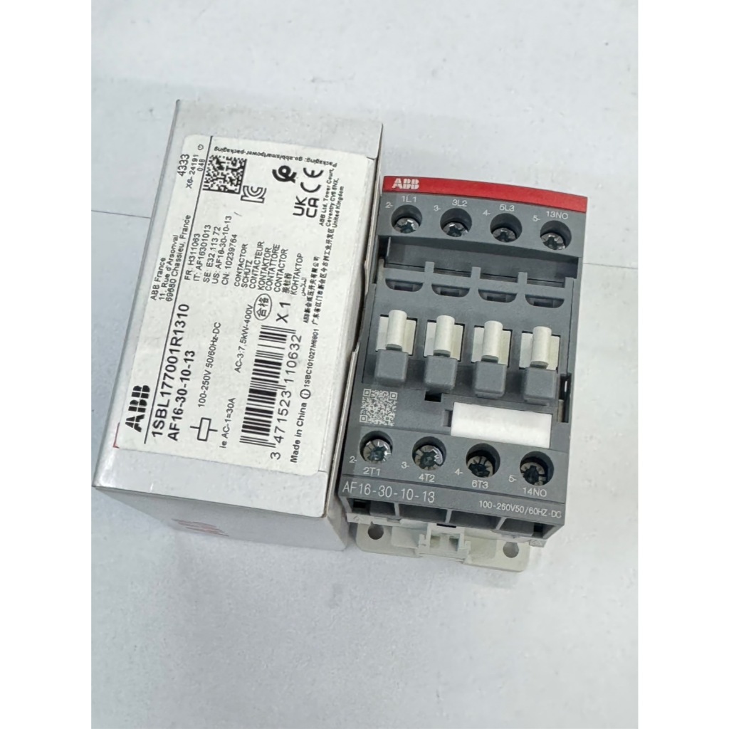 ABB Magnetic contactor แมคเนติค คอนแทคเตอร์ AF12-30-10-13 100-250V AF16-30-10-13 100-250V