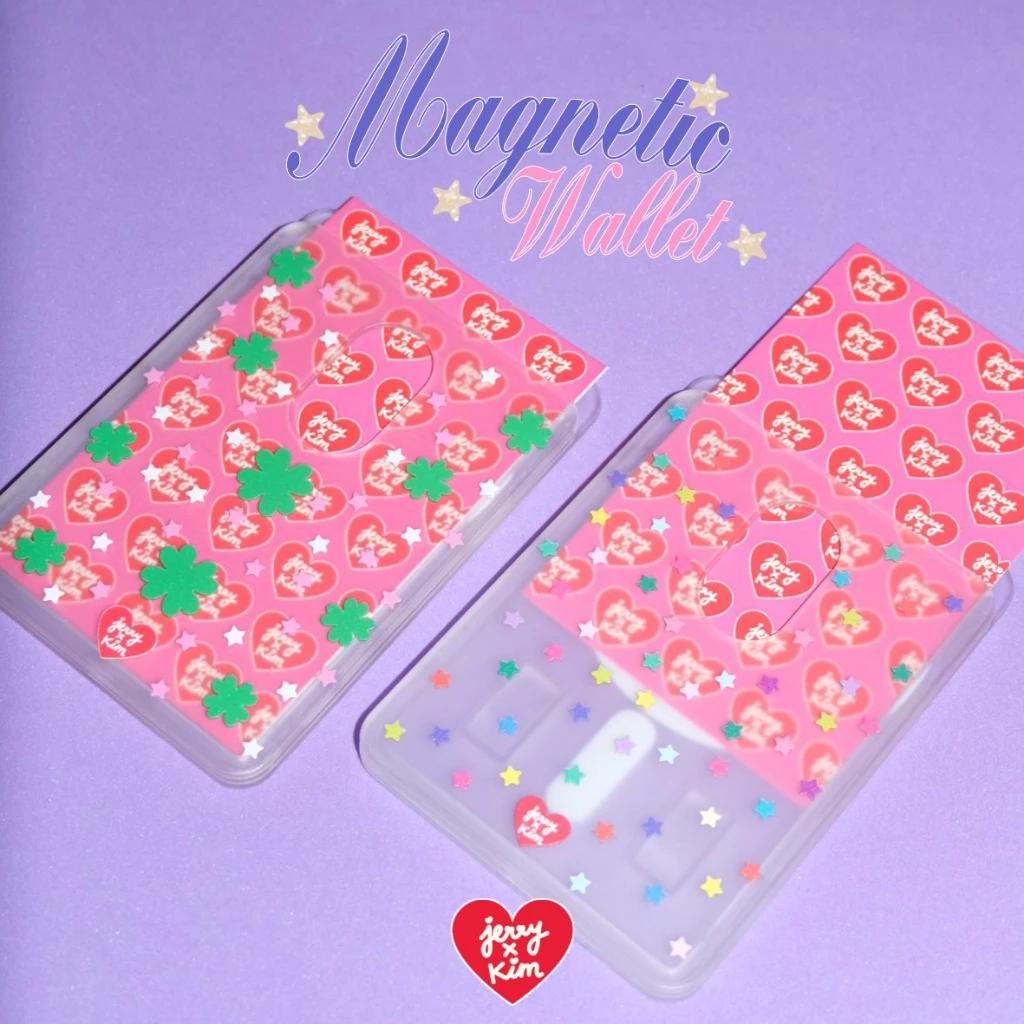 The stars transparent magnetic wallet⭐️ Jerryxkimdotstick