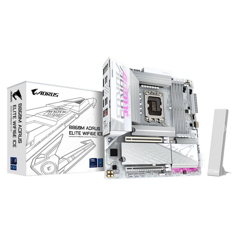 GIGABYTE B860M AORUS ELITE WIFI6E ICE