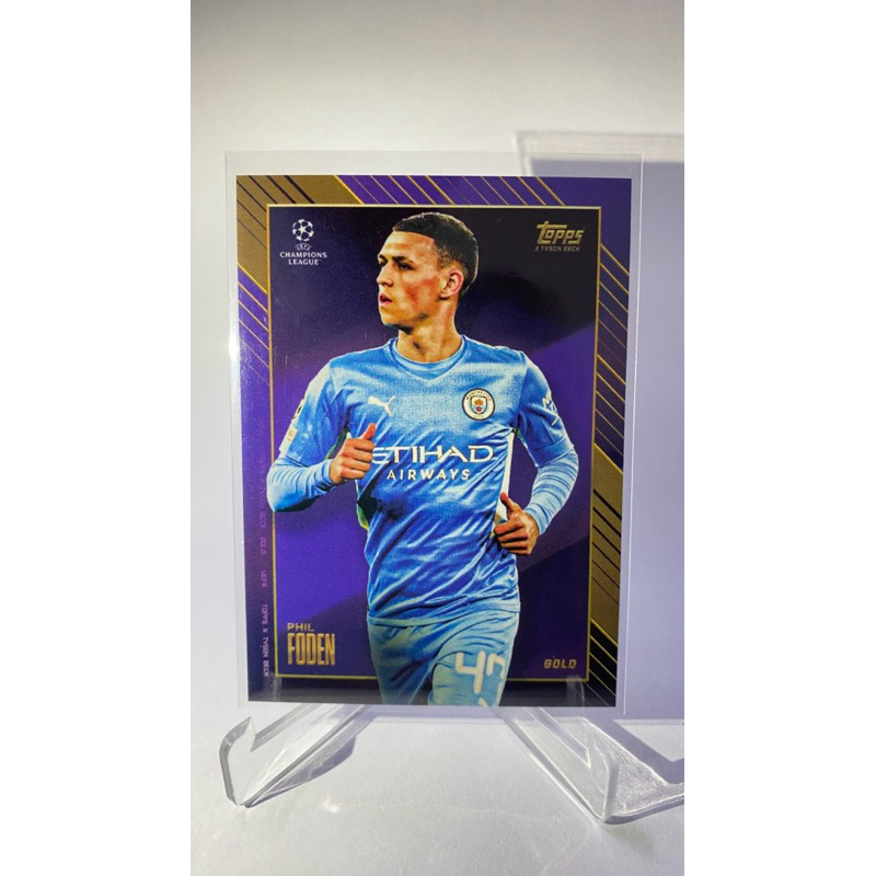 การ์ดนักฟุตบอล Phil Foden MANCHESTER CITY TOPPS 2025