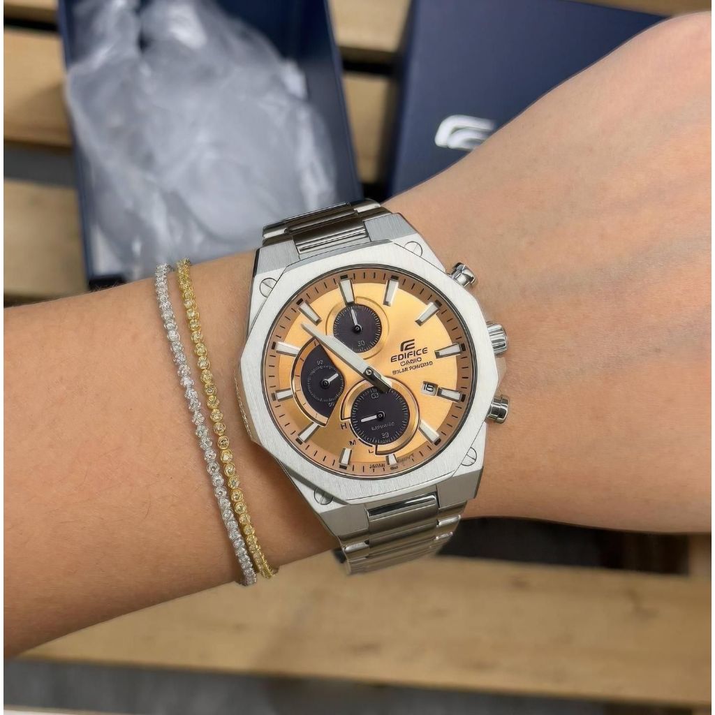 New CASIO EDIFICE  EFS-S570D  EFS-S570DC ประกันศูนย์ไทย 1 ปี