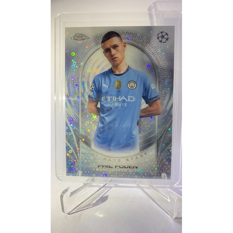 การ์ดนักฟุตบอล Fhil Foden TOPPS CHROME 2025