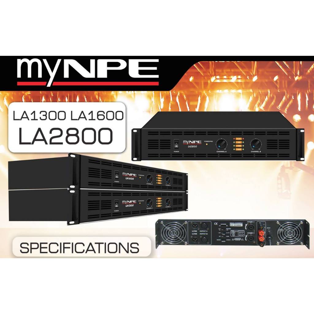myNPE เครื่องขยายเสียง รุ่น LA2800