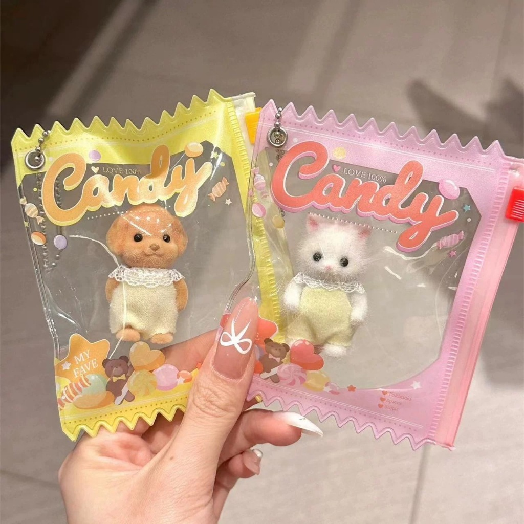 [พร้อมส่งในไทย🇹🇭] ซองใสพวงกุญแจ PVC สำหรับ ใส่ Arttoy บีน/เข็มกลัด✨