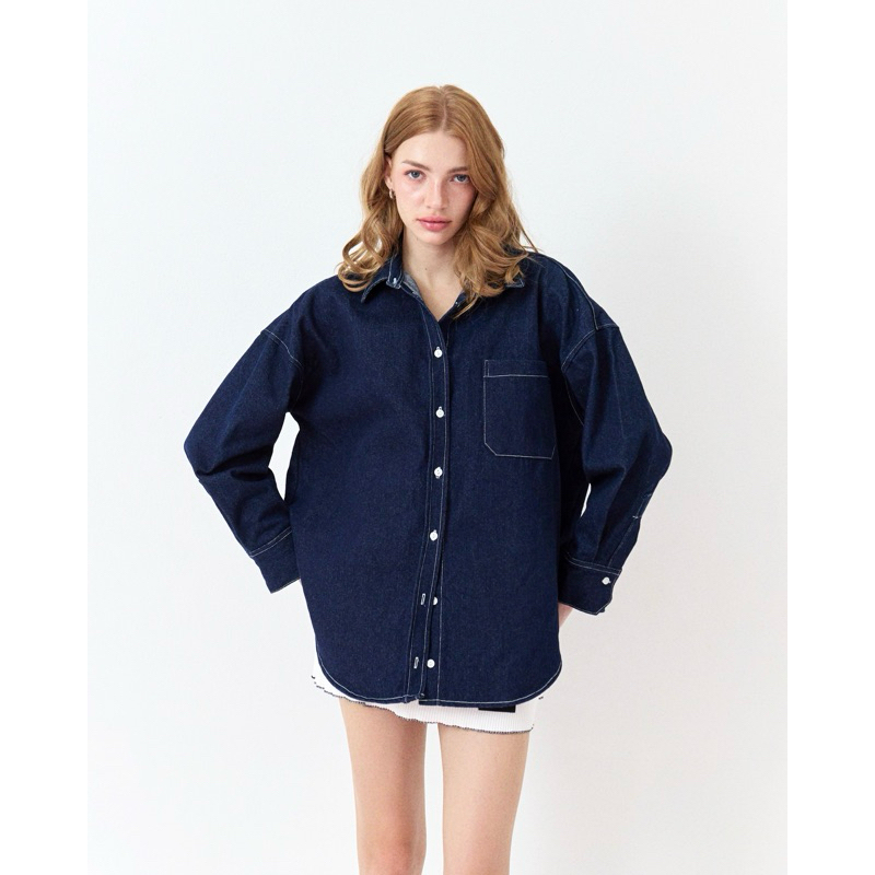 MVBKK OVERSIZE SHIRT เสื้อเชิ้ตโอเวอร์ไซส์