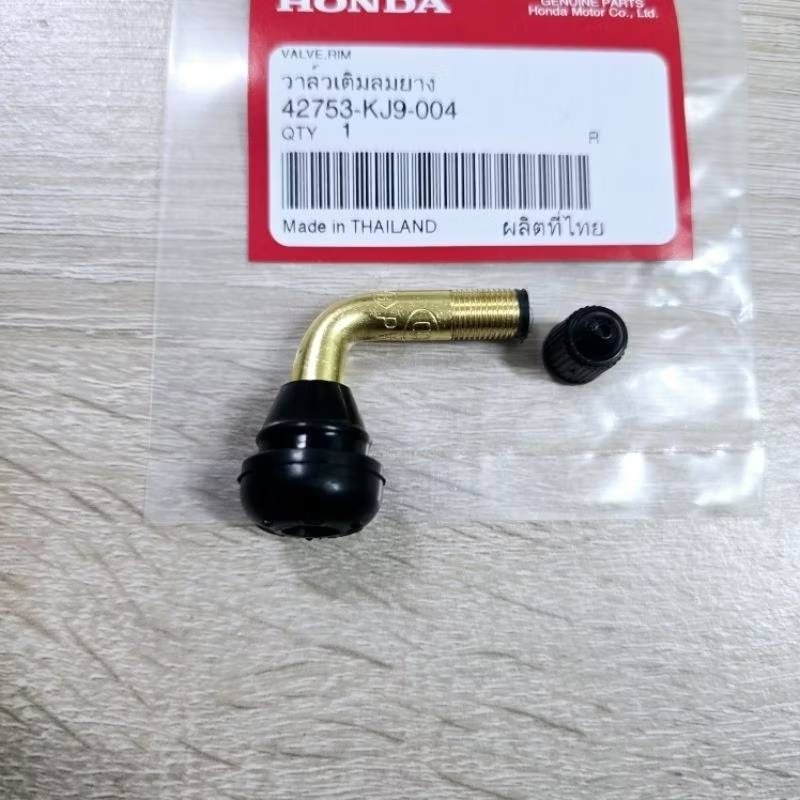 วาล์วขอบล้อ[42753-KJ9-004]แท้ศูนย์/ใส่ได้กับรถออโตเมติกทุกรุ่นของHONDA/ไม่ใช้ยางใน