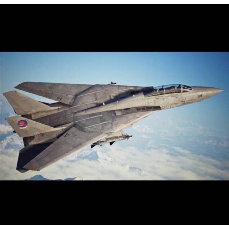 โมเดล เครื่องบินจำลอง เครื่องบินรบ F-14 Tomcat จากหนังเรื่อง Topgun ของพระเอกทอมครุยซ์ Tom Cruise " 