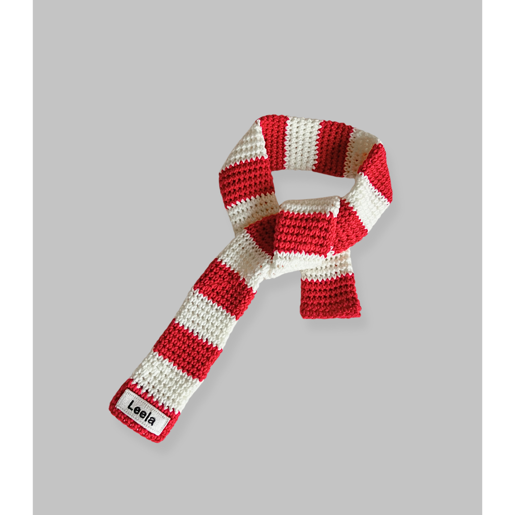 Leela - ผ้าพันคอถักมือ - Hand-knitted scarf