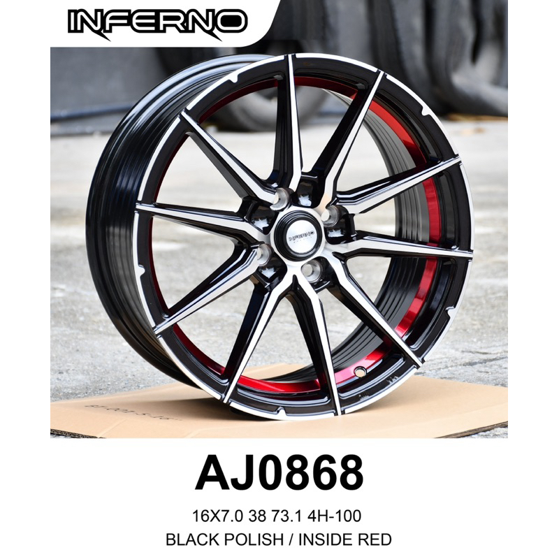 ล้อแม็กขอบ16 4x100 INFERNO