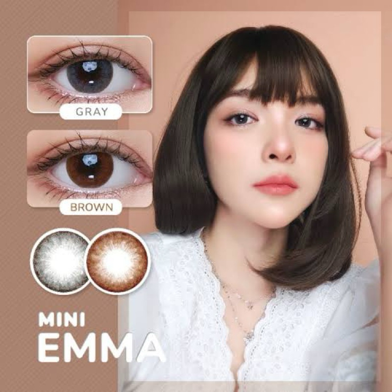คอนแทคเลนส์ Mini Emma Gray มินิเอ็มม่า เกร 0.00 รูปที่ 6