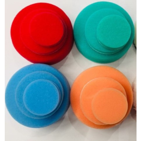 SHINE MATE ฟองน้ำขัดสีรถ รุ่น Flat ขนาด 3 นิ้ว ใช้กับแป้น 3 นิ้ว ของแท้ 100% ฟองน้ำขัดเคลือบสีรถ