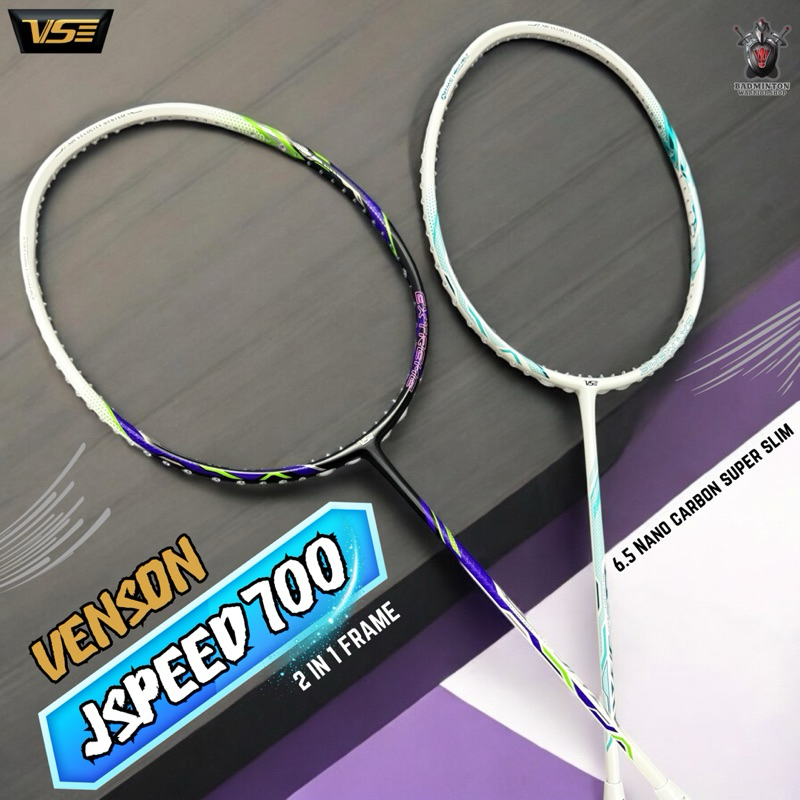 🚅🔥[รุ่นฮิต รีวิวดี]🔥🏸ไม้แบดมินตัน VS JSPEED 700  ฟรีเอ็น + กริป + ซอง