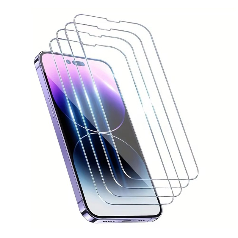 ฟิล์มกระจกใส ไม่เต็มจอ สำหรับ iPhone 11 17 13 12 16 15 4 Pro Max 14 13 12 11 Pro 6 6s 7 8 14 plus ไอโฟ 17 11 13 15 16 14