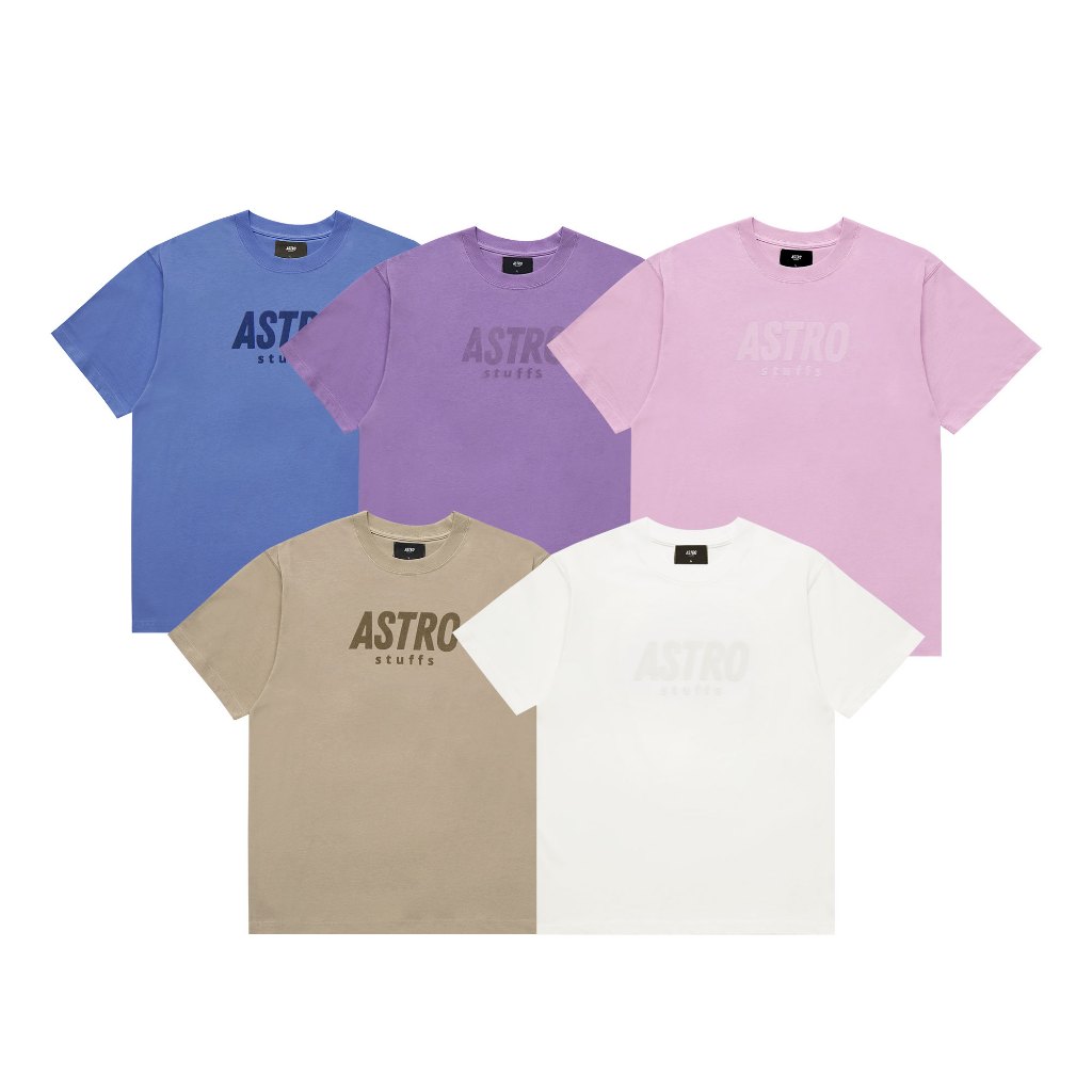 LOGO TEE (100 % BCI cotton short sleeve tee with flock print.  Loose fit)