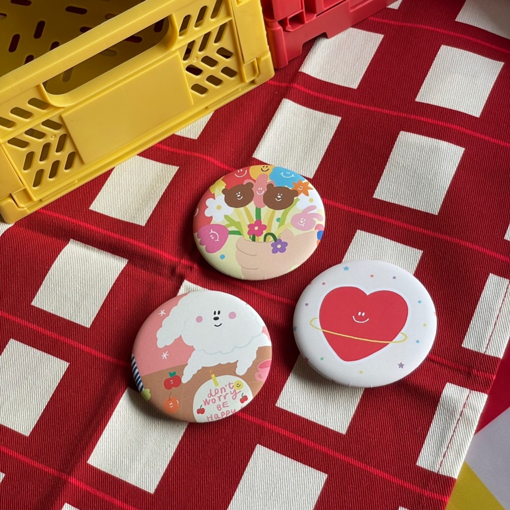 STUDIO.OWY : Pin Badge เข็มกลัด | มีให้เลือก2ขนาด