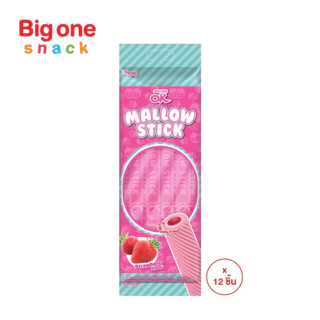 โอเค แมลโลสติ๊ก มาร์ชแมลโลกลิ่นผลไม้สอดไส้เจลลี่​240ก.​ OK MallowStick Marshmallow Fruit Flavor with Jelly Filling 240g.