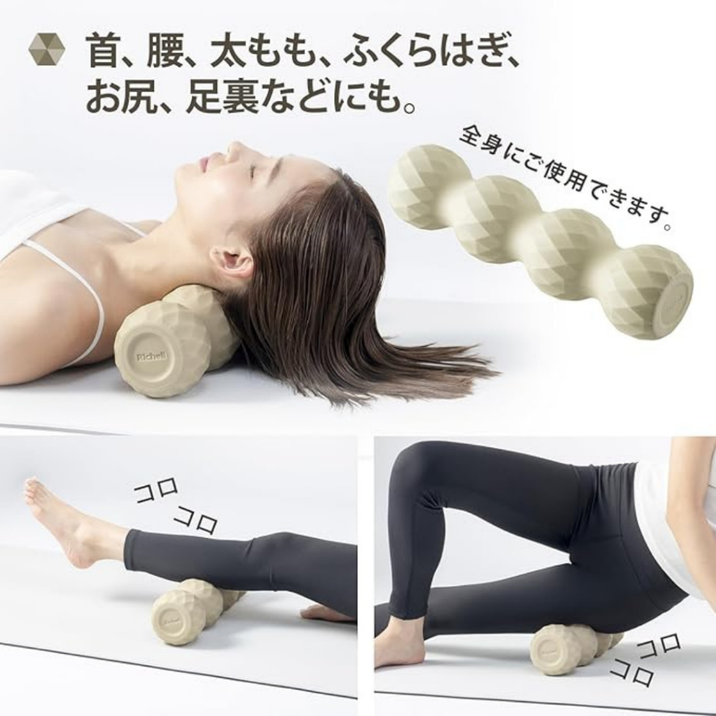 Richell Home (KIKACARE) Back Roller  โฟมโยคะคลึงที่หลัง คอ ต้นขา น่อง ลดความตึง เมื่อยล้าของกล้ามเนื้อ โฟมโยคะ ราคา ถูกที่สุด ดีลบีเคเค แกลเลอรีภาพที่ 3