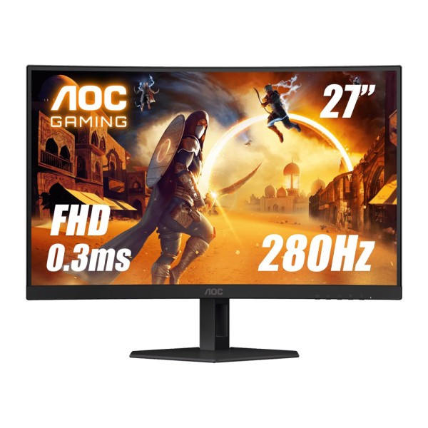 ⚡️🔥ขายดีส่งไว🔥⚡️จอมอนิเตอร์AOC C27G4ZE2 27" Fast VA Curved 0.3ms 280Hz