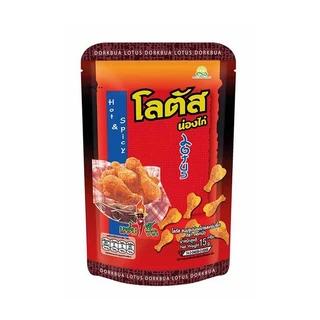 ขนมขาไก่ น่องไก่ โลตัส ขนาด 15-20 กรัม รสชาติกลมกล่อมเหมาะสำหรับรับประทานยามว่าง ทานเล่นได้ทุกที่ทุกเวลา