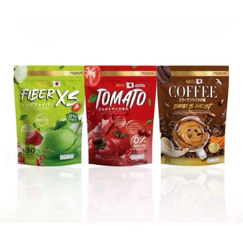 มิเกว ไฟเบอร์มิเกว มิเกวมะเขือเทศ 1ห่อมี 30ซอง