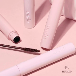 (✅ฉลากไทย/แพคเกจใหม่) 🤎 MUDE INSPRIE VOLUME CURLING MASCARA RENEWAL 10ML. 🤎 มาสคาร่า กันน้ำ
