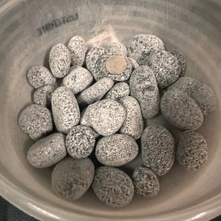 หินลาวาออสเตรเลีย สีดำ นำเข้า พร้อมจัดส่งในไทย