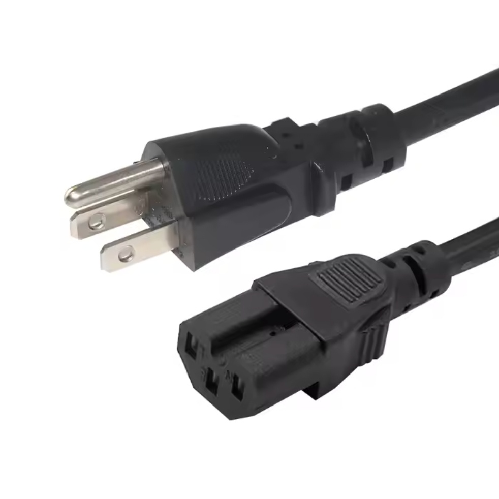 สาย ac power nema 5-15/c15 (3x1mm)(3x1.5mm) 1.8m 3m 5m 10m