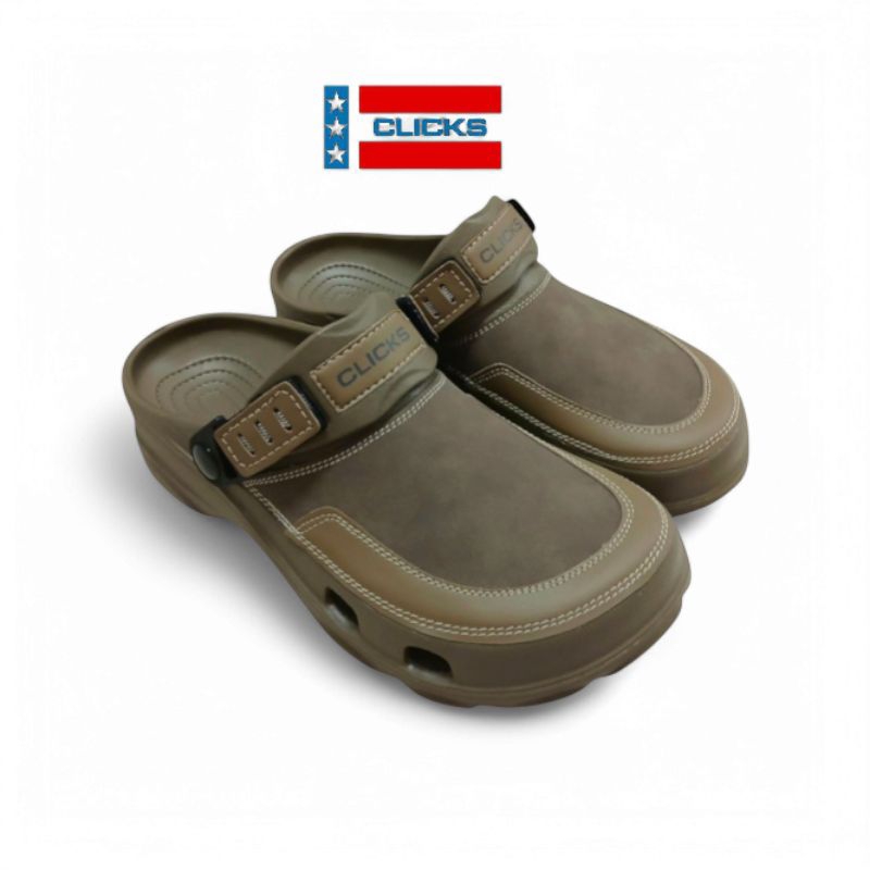 รองเท้าแตะCLICKSหัวโตรัดส้น รุ่น CN-733 Size 41-45