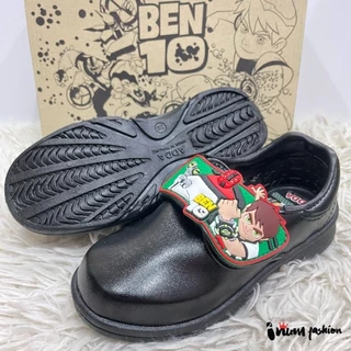 NFshoes รองเท้านักเรียนเด็ก อนุบาลชาย ADDA แอ็ดด้า ลายการ์ตูน สไปเดอร์แมน /เบ็นเท็น มีไฟ ผ้าใบเด็ก ไซส์ 25-35 W/H